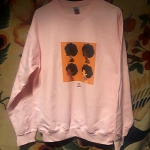 New "Shades Of Us" Light Pink Sweatshirt